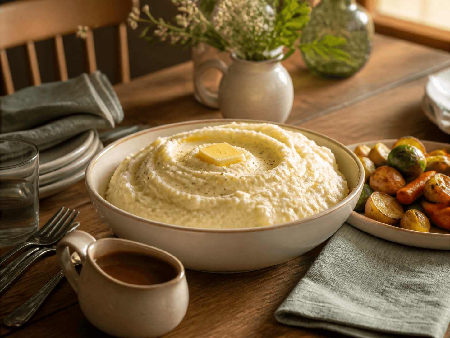 Mashed potatoes and comfort food ideas for dinner